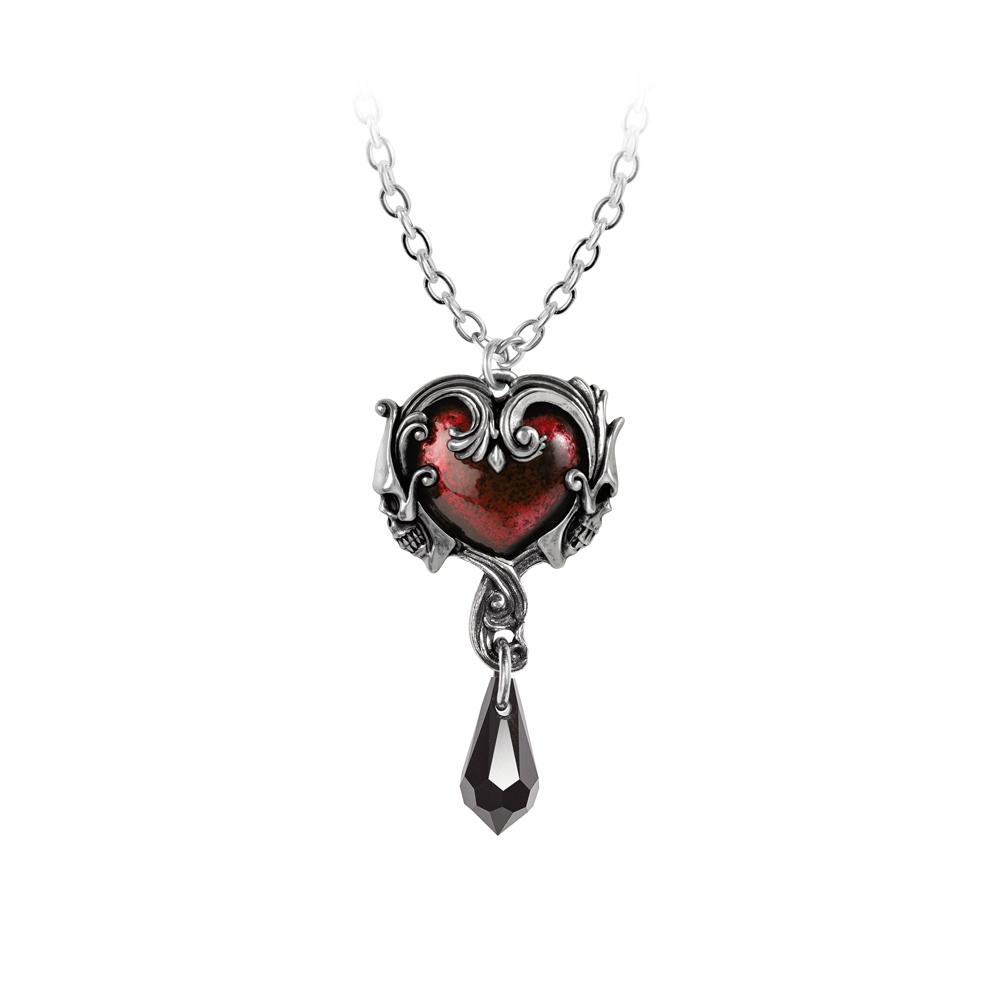 Alchemy - Petite Affair du Coeur Necklace - Silver coloured